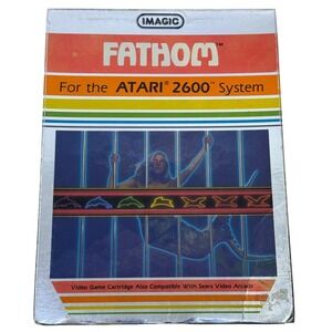 Imagic Fathom Atari 2600 CIB Complete in Box 1983 Tested Vintage Video Game